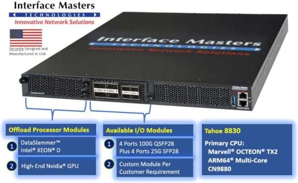 IM develops tahoe 8830 network appliance-1